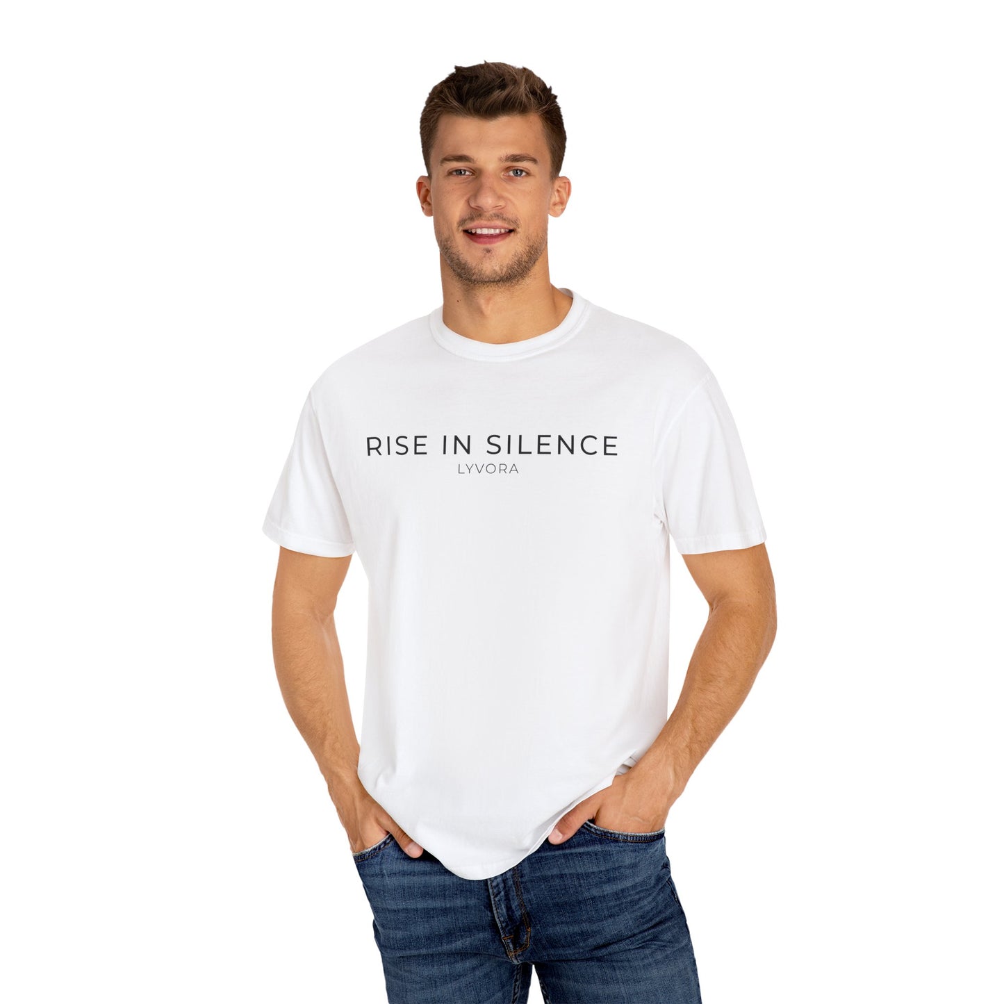 R.I.S Unisex T-shirt - Comfort Wear for Mindfulness, Casual Style, Gift for Meditation, Support Awareness, Relaxed Fit Essentials