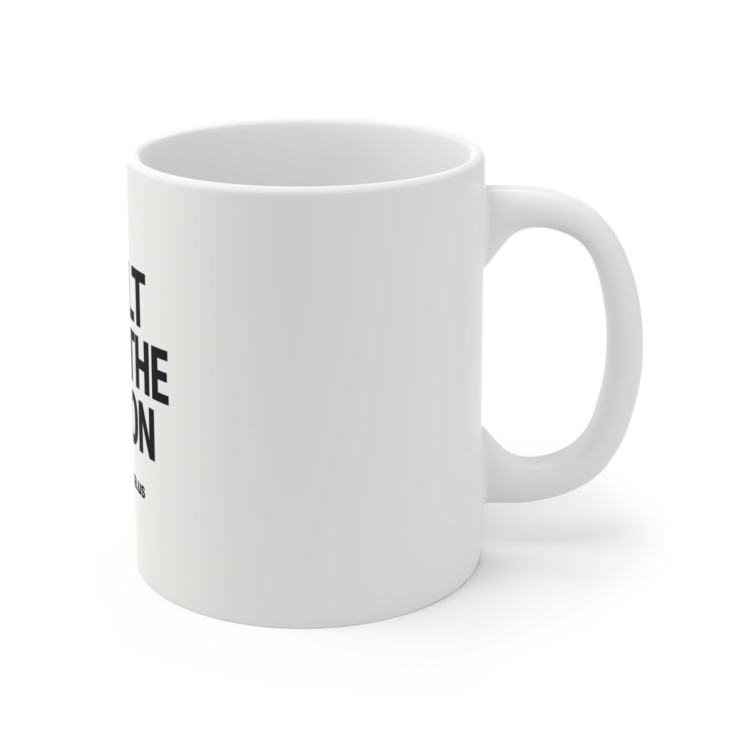 Inspirational Vision Mug, Motivational Coffee Cup, Gift for Visionaries, Modern Desk Decor, Daily Affirmation Mug