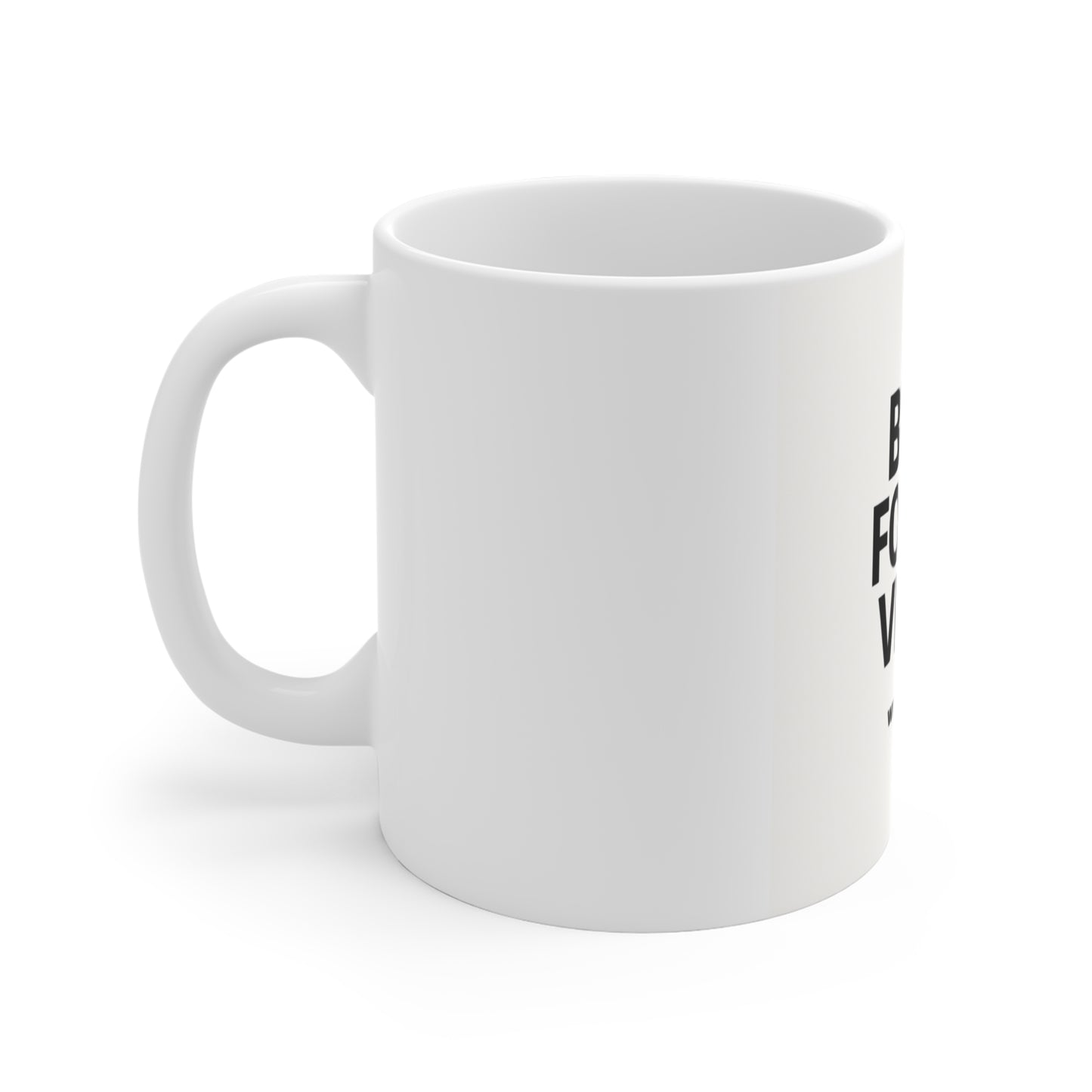 Inspirational Vision Mug, Motivational Coffee Cup, Gift for Visionaries, Modern Desk Decor, Daily Affirmation Mug