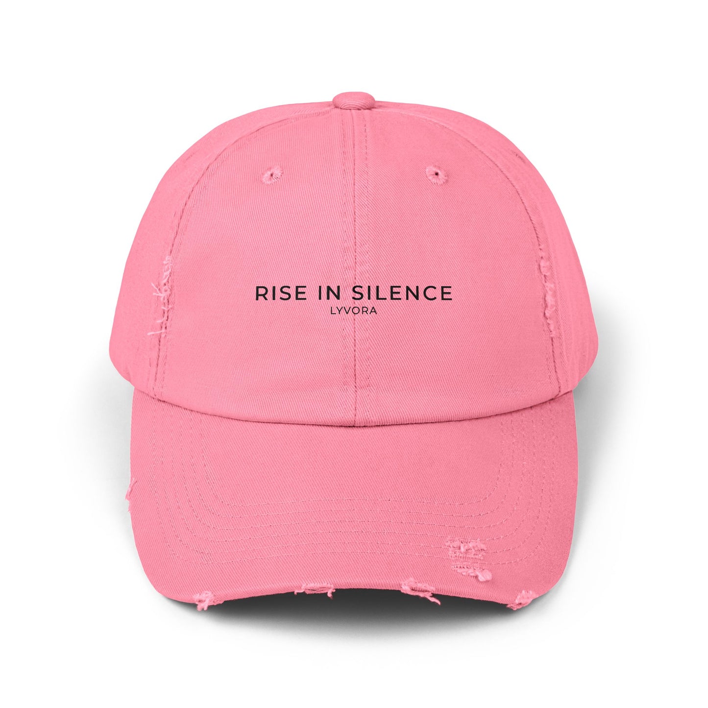 Unisex Distressed Cap with 'Rise in Silence' Design, Casual Hat for Everyday Wear, Perfect Gift for Awareness Events, Trendy Cap, [...]