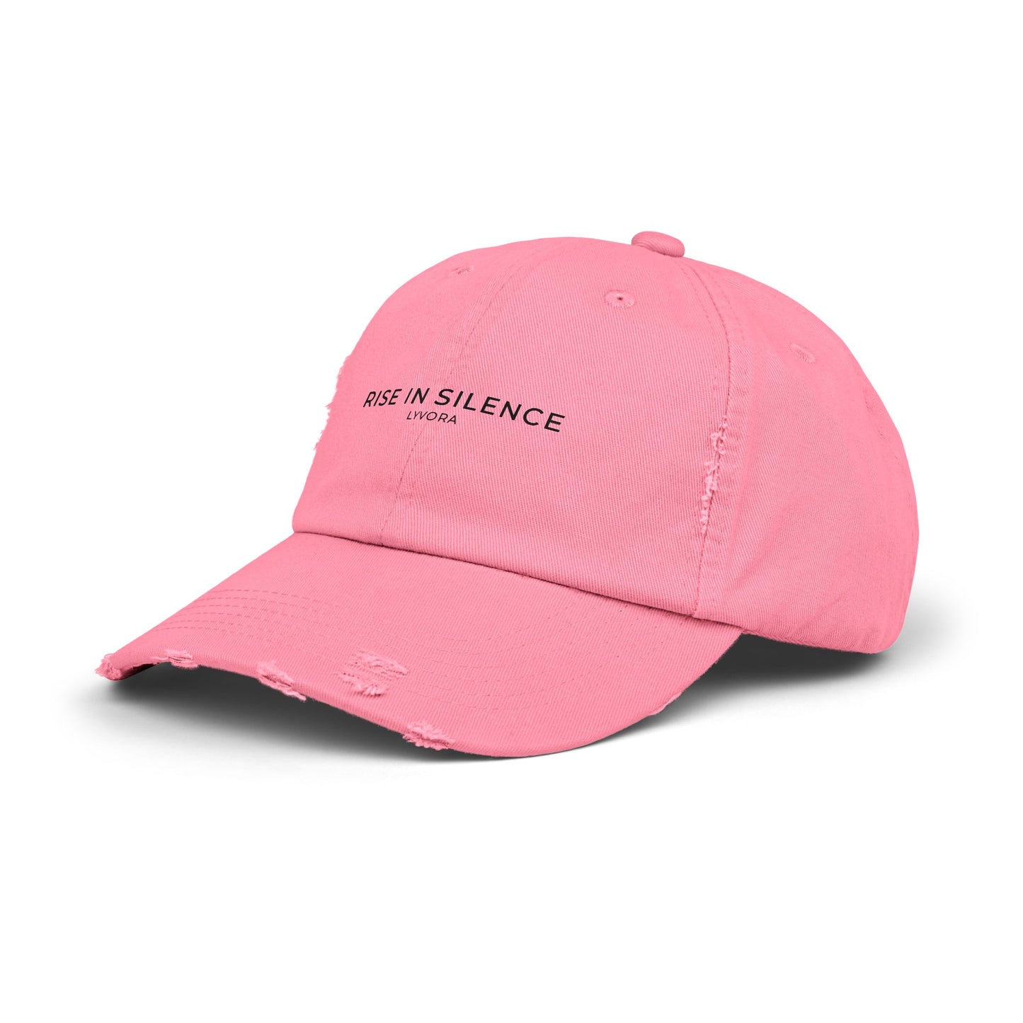 Unisex Distressed Cap with 'Rise in Silence' Design, Casual Hat for Everyday Wear, Perfect Gift for Awareness Events, Trendy Cap, [...]