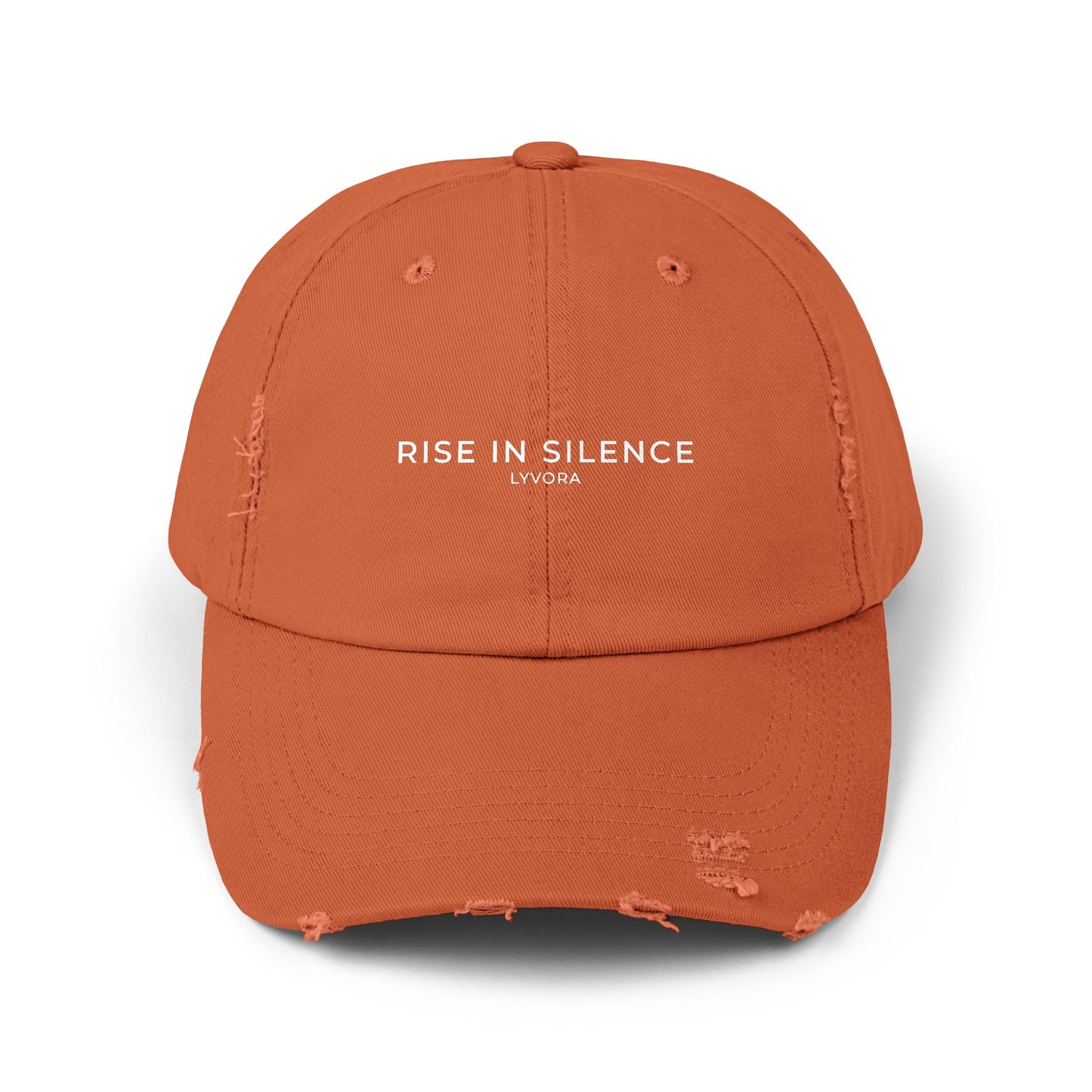 Unisex Distressed Cap with 'Rise in Silence' Design, Casual Hat for Everyday Wear, Perfect Gift for Awareness Events, Trendy Cap, [...]